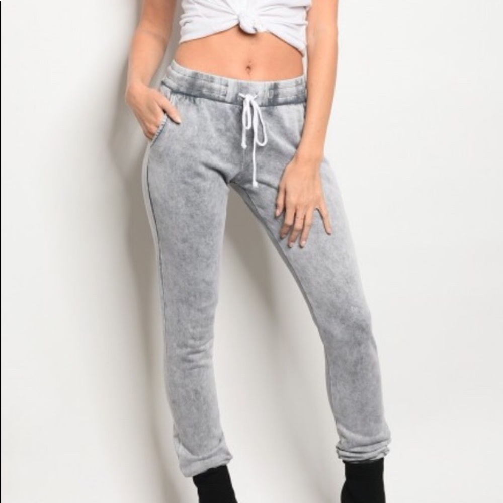 Gray joggers